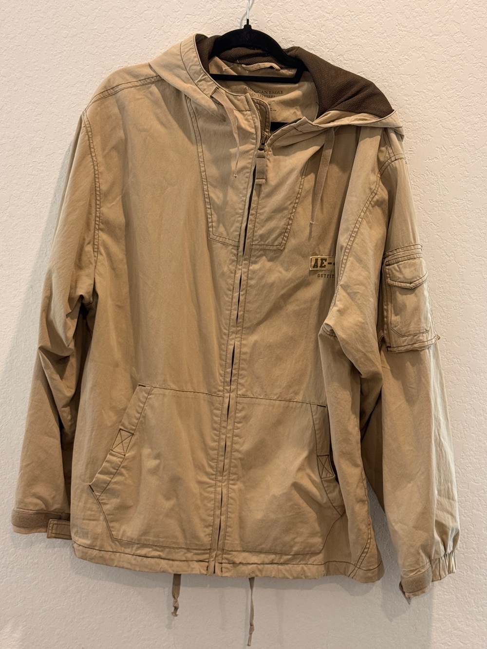 American Eagle Outfitters Tan Label Cotton‎ Blend Top - L